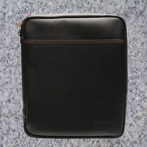 Eric Stokkebye: 4TH GENERATION KENZO LEATHER 4 PIPE COMBO POUCH - BLACK