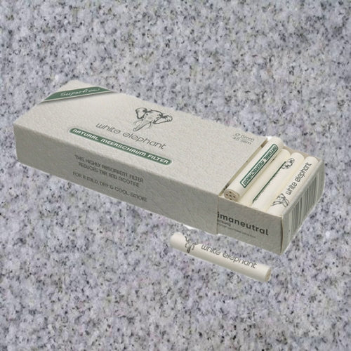 White Elephant 6mm Filters- Meerschaum - Box of 45