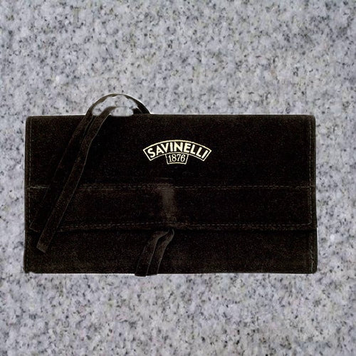 Savinelli: VELVET PIPE POUCH - BROWN