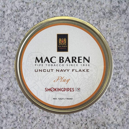 Mac Baren: UNCUT NAVY FLAKE PLUG 100g - C