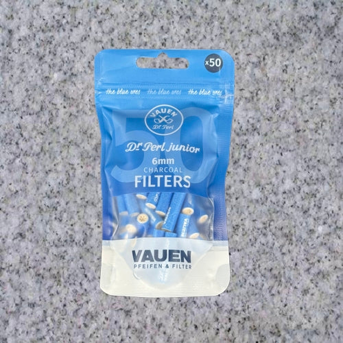 Vauen: DR. PERL JUNIOR 6MM SLIM PIPE FILTERS - 3 SIZES