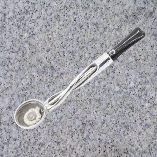 Falcon Pipes: Stems:  CHROME TWISTED STEM