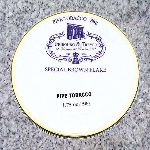 Fribourg & Treyer: SPECIAL BROWN FLAKE 50g - 4Noggins.com