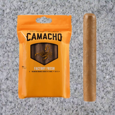 Camacho: ORANGE (CONNECTICUT) ROBUSTO FRESH PACK - 4Noggins.com