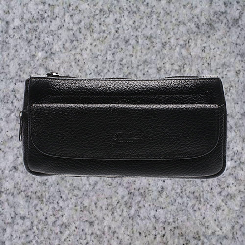 Brigham: 1 Pipe Combo Bag w / Zipper - Black