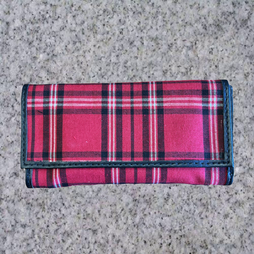 Castleford: Pouches &amp; Cases: ROLL UP POUCH PLAID