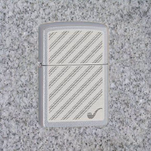 ZIPPO PIPE LIGHTER - DIAGONAL WAVES - 4Noggins.com