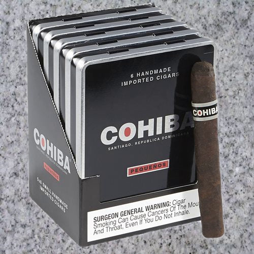 Cohiba: BLACK PEQUENOS (Cigarillo) 4.2" x 36 - 4Noggins.com