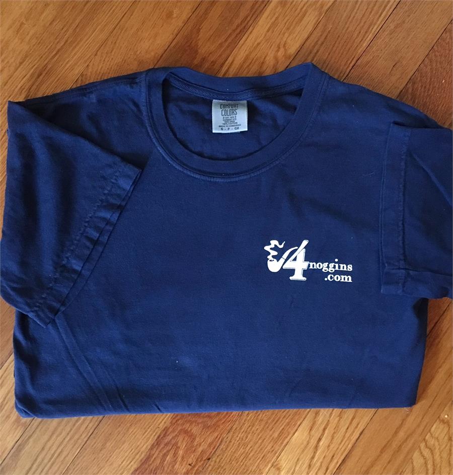 4Noggins Apparel:  NAVY COTTON T-SHIRT - 4Noggins.com
