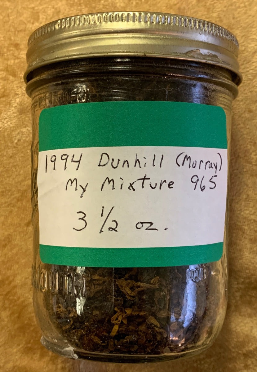 Dunhill: MY MIXTURE 965 (Bulk) 3.5oz 1994 - C - 4Noggins.com