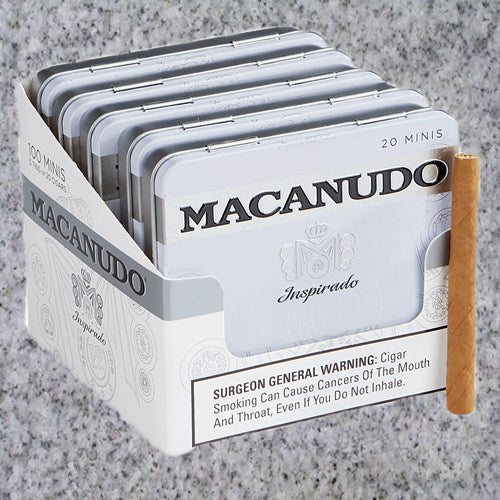 Macanudo: Inspirado White Mini (Cigarillo) Tin of 20 - 4Noggins.com