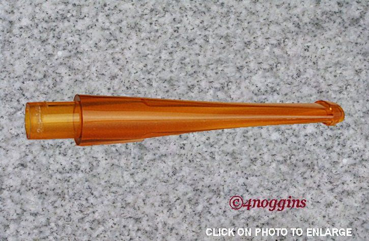 Missouri Meerschaum: Replacement Stem: AMBER FILTERED STRAIGHT - 4Noggins.com