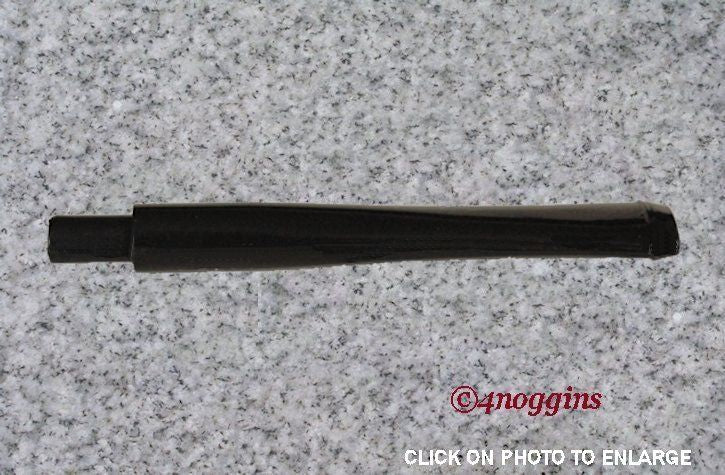 Missouri Meerschaum: Replacement Stem: Black Non-Filtered Straight - 4Noggins.com