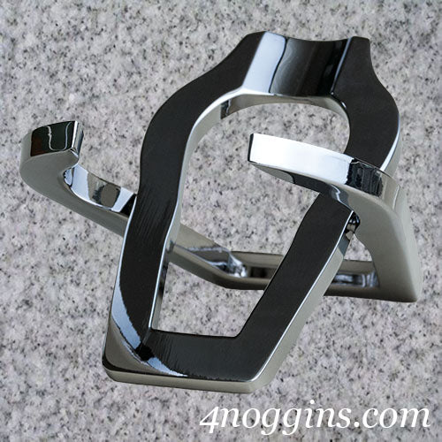 Chrome Metal Folding Pipe Stand - 4Noggins.com